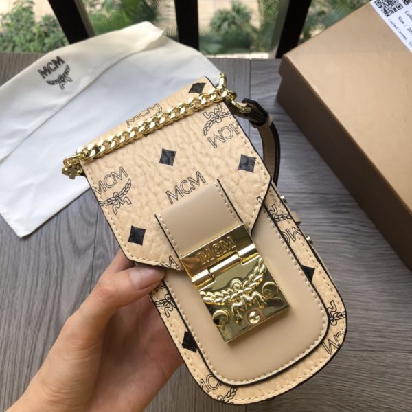 MCM X-Mini Patricia Visetos Mini Crossbody Bag Icecream
