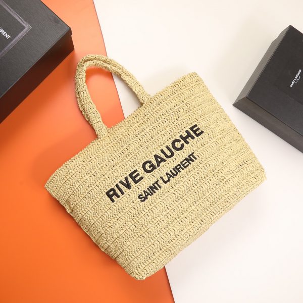 YSL Yves Saint Laurent ???? ?????? ???? ??? raffia crochet - Image 9