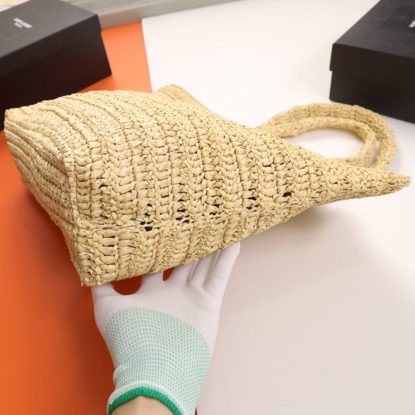 YSL Yves Saint Laurent ???? ?????? ???? ??? raffia crochet - Image 13