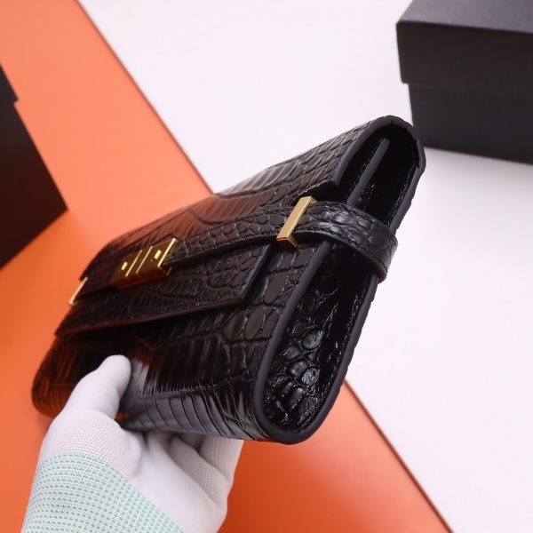 YSL Yves Saint Laurent Manhattan Clutch Black - Image 4