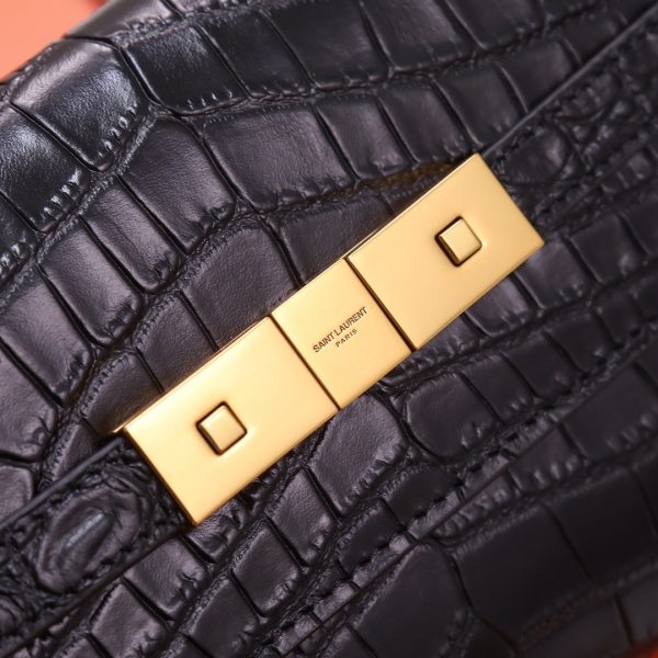 YSL Yves Saint Laurent Manhattan Clutch Black - Image 5