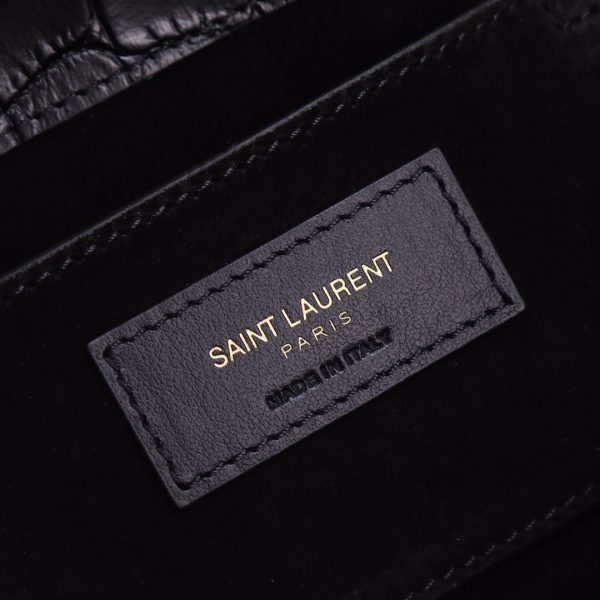 YSL Yves Saint Laurent Manhattan Clutch Black - Image 10