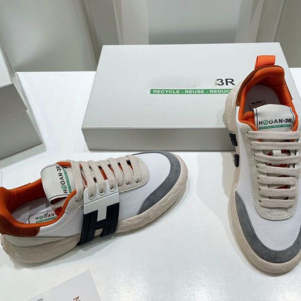 Hogan 2022 H-3R Environmental Protection Series Germany Training Shoes thick bottom sports leisure leisure board shoes