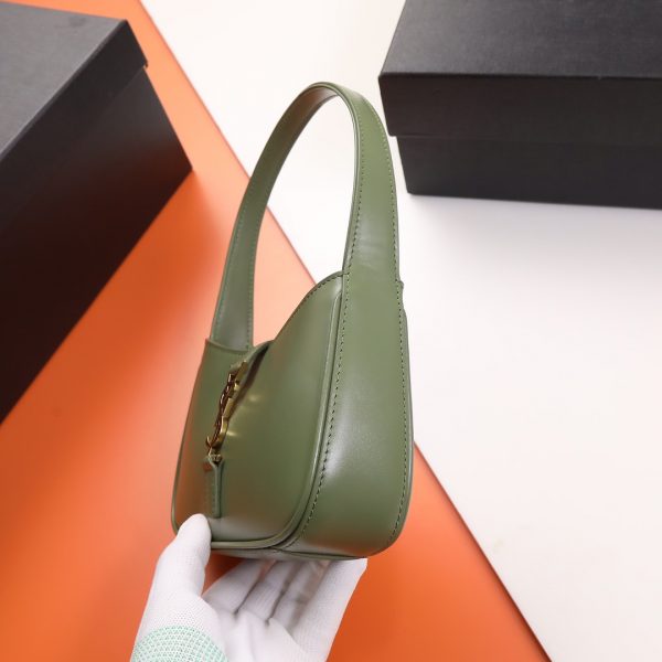 YSL Yves Saint Laurent MiniSize YSL5A7 underarm bag Green - Image 4