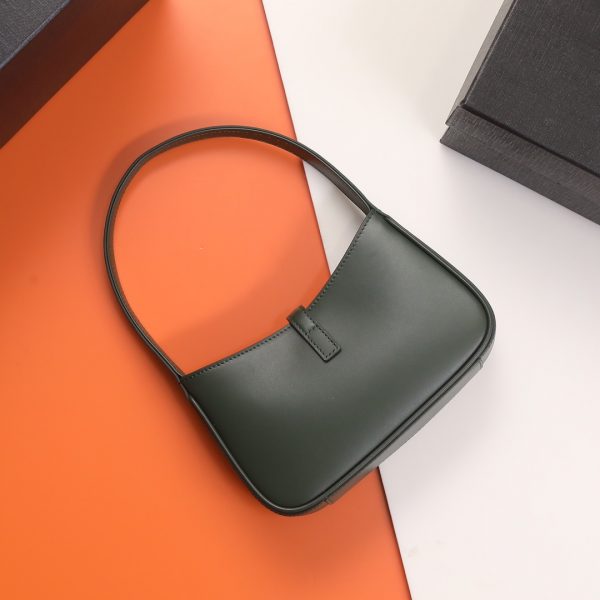 YSL Yves Saint Laurent MiniSize YSL5A7 underarm bag Dark green - Image 4