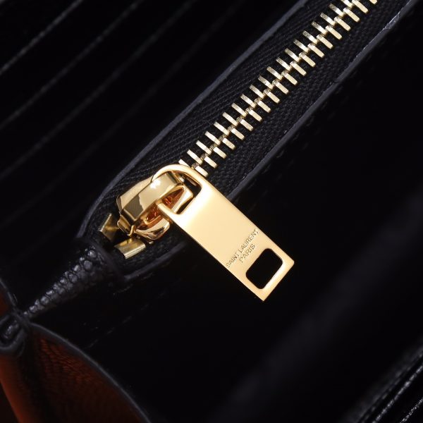 YSL Yves Saint Laurent ???????? ??? Envelope Gold logo Black - Image 5