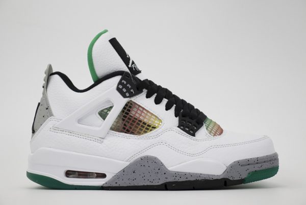 AIR JORDAN 4 RETRO LUCID GREEN RASTA REPLICA