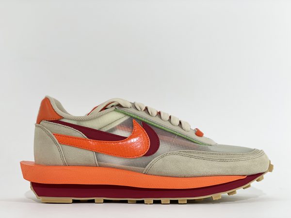 2021 Clot x Sacai x Nk LD Waffle “Sesame Orange” UA