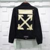 YELLOW STRIPED DENIM JACKET REPLICA