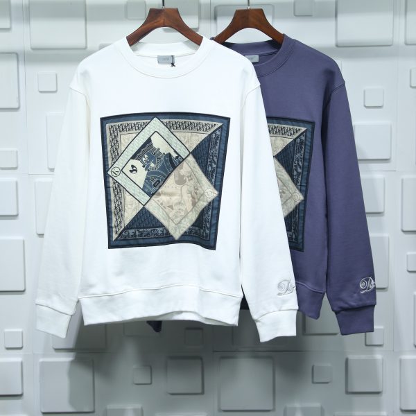 PLAYING CARD CREW NECK SWEATER REPLICA