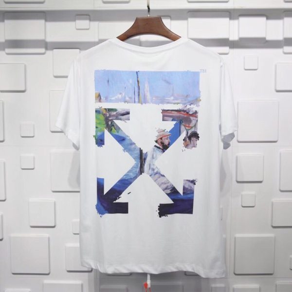 OFF-WHITE OIL PAINTING TEE REPLICA