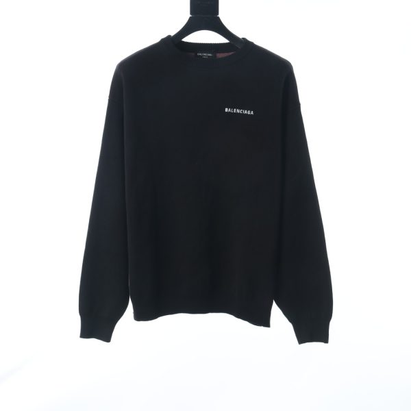 Balenciaga Black Coke Crew Neck Swea