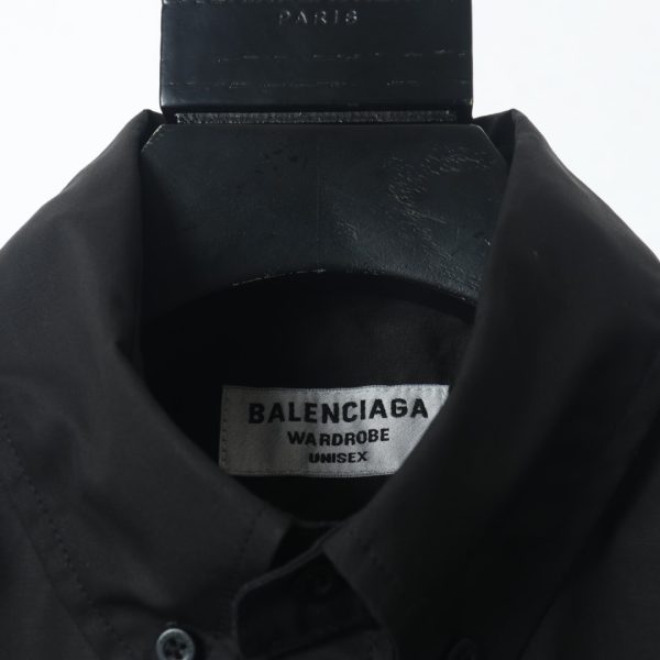 Balenciaga BLCG 23SS Chest Letter Logo Long Sleeve Shirt - Image 3