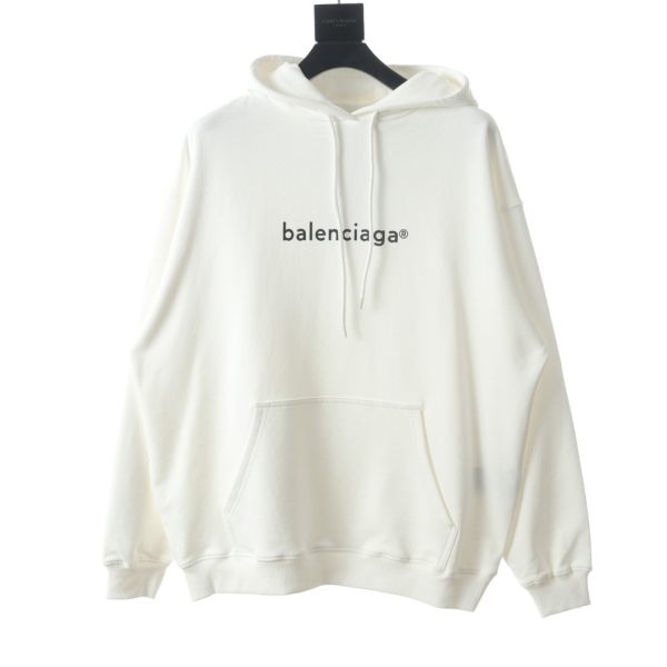 Balenciaga Black Letter Rmoral Printing Course White