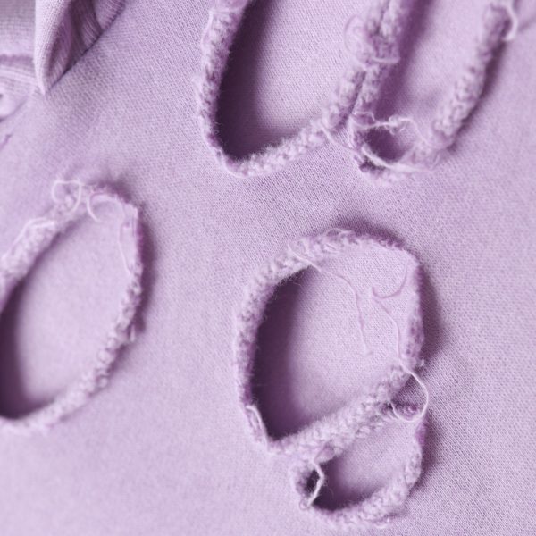 Balenciaga letter printing holes -hooded sweater A - Image 4