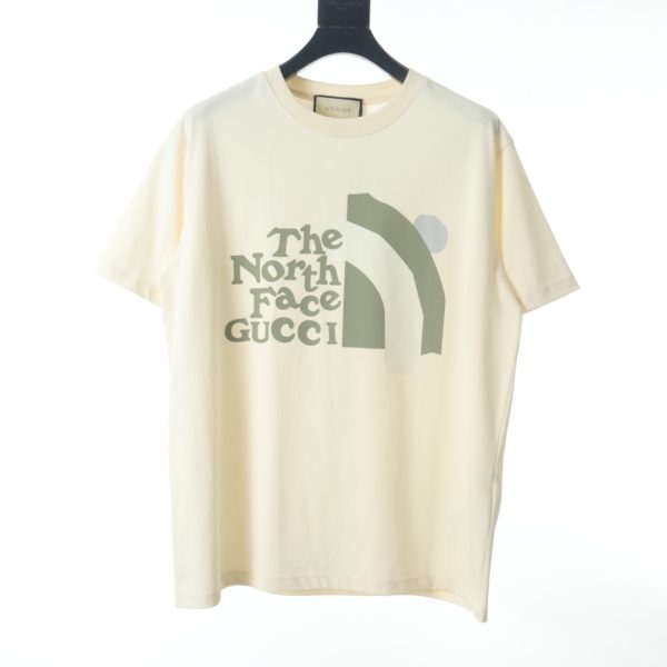 Gucci & The North Face 23ss joint print short-sleeved T-shirt