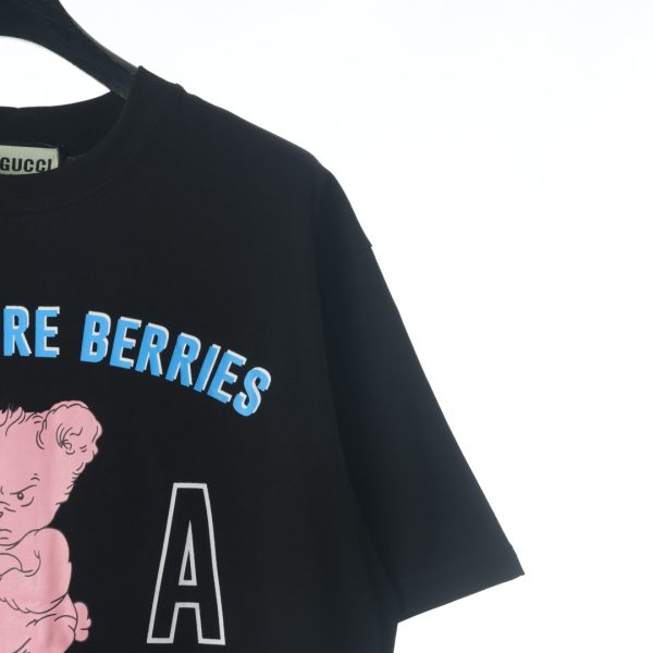 GUCCI joint HA angry bear print short-sleeved T-shirt - Image 5