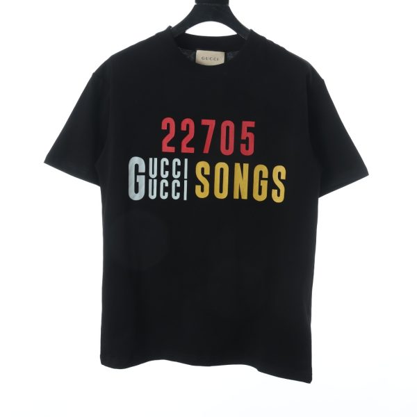 Gucci 100th Anniversary Limited Series Digital Printing Short Sleeve T-Shirt