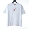 Gucci & Balenciaga joint error embroidery letter short-sleeved T-shirt