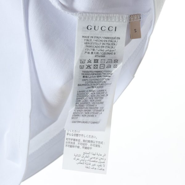 Gucci & Balenciaga joint error embroidery letter short-sleeved T-shirt - Image 8