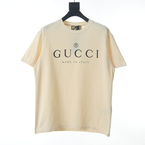 GUCCI chest letter print short-sleeved T-shirt