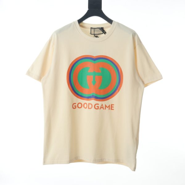 GUCCI double G print short-sleeved T-shirt
