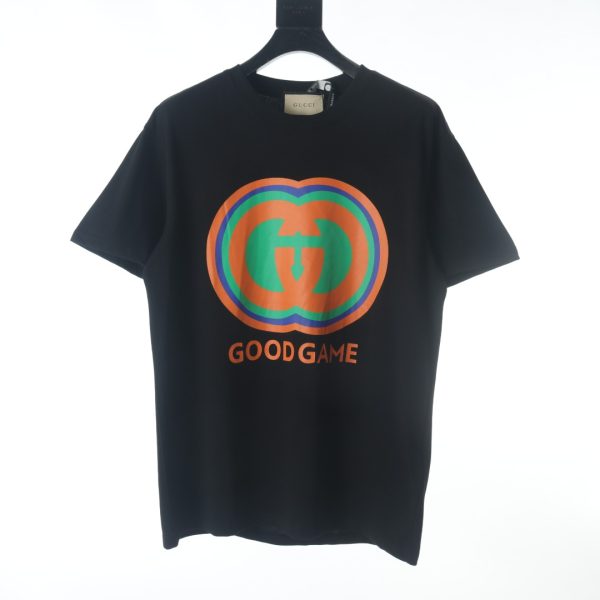 GUCCI double G print short-sleeved T-shirt