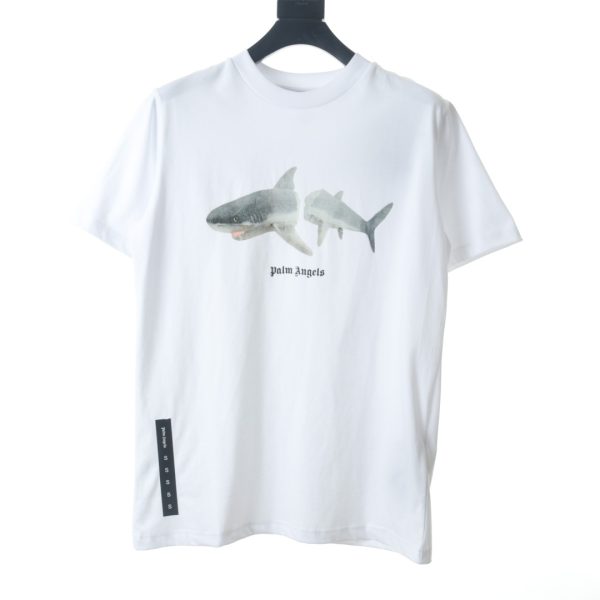 Palm Angels severed shark print short-sleeved T-shirt