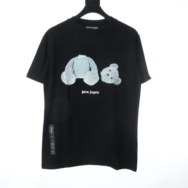 Palm Angels 2020FW black and white severed bear short-sleeved T-shirt