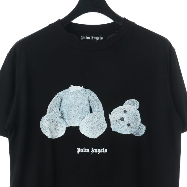 Palm Angels 2020FW black and white severed bear short-sleeved T-shirt - Image 3