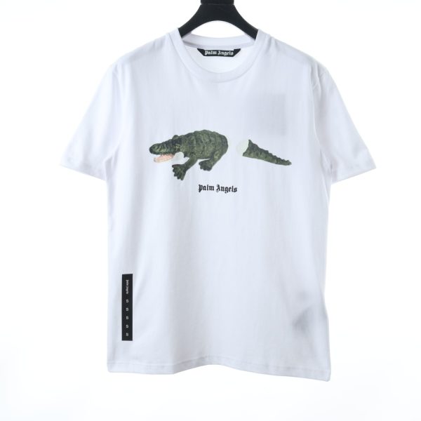 Palm Angels 2020ss broken tail crocodile loose short-sleeved T-shirt