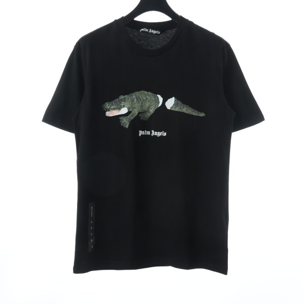 Palm Angels 2020ss broken tail crocodile loose short-sleeved T-shirt