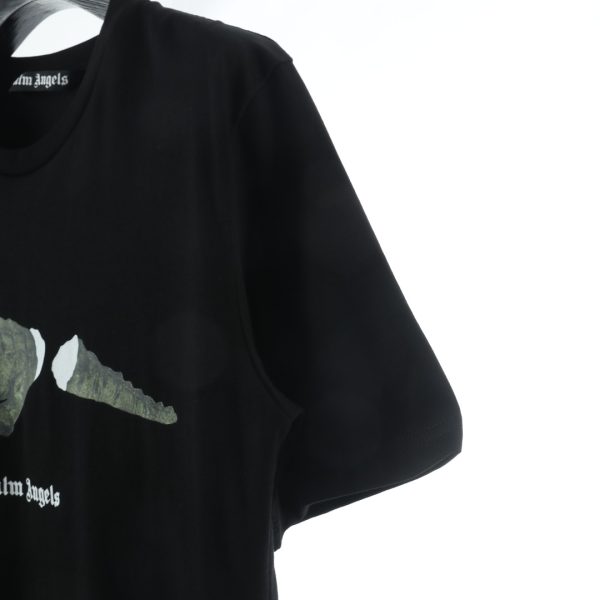 Palm Angels 2020ss broken tail crocodile loose short-sleeved T-shirt - Image 5