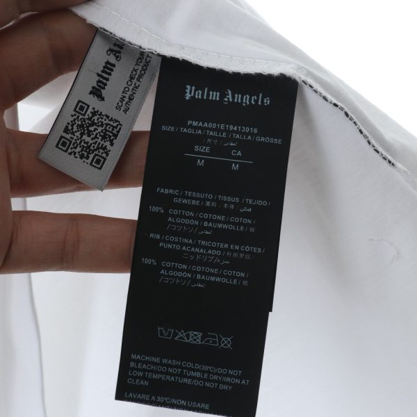 PALM ANGELS 21SS smiley flame print short sleeves - Image 8