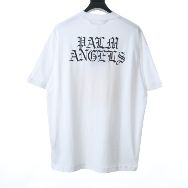 PALM ANGELS 21SS smiley flame print short sleeves - Image 9