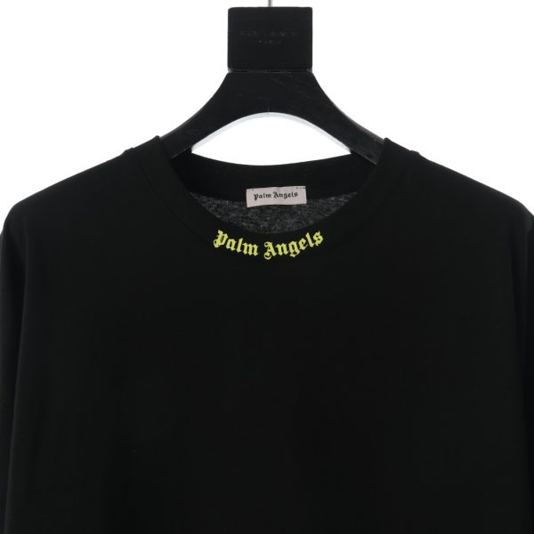 Palm Angels19ss Basic Letter Logo Bat Short Sleeve T-Shirt - Image 3