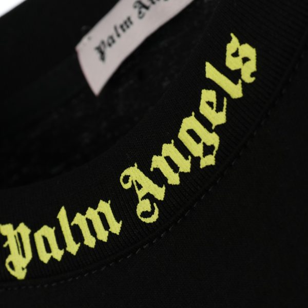 Palm Angels19ss Basic Letter Logo Bat Short Sleeve T-Shirt - Image 4