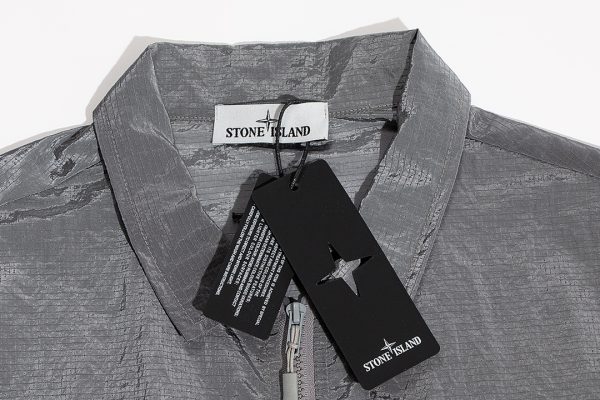 STONE ISLAND new sun protection jacket Silver Grey - Image 3