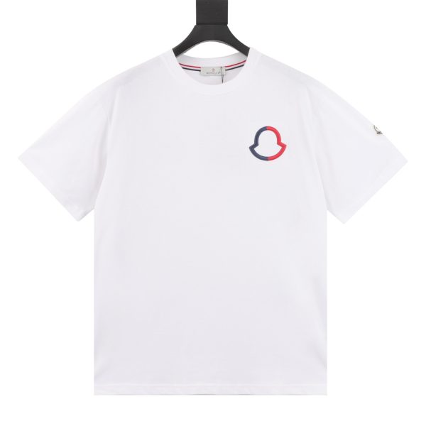 MONCLER Embroidered logo short-sleeved T-shirt