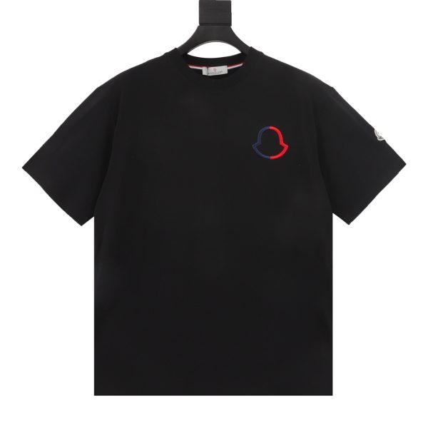 MONCLER Embroidered logo short-sleeved T-shirt