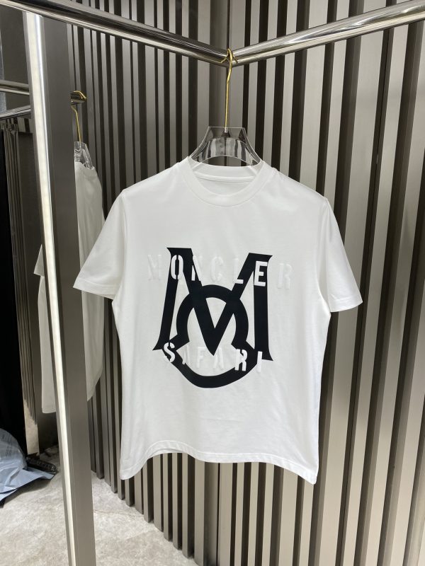 Moncler three-dimensional offset printing half-sleeved T-shirt