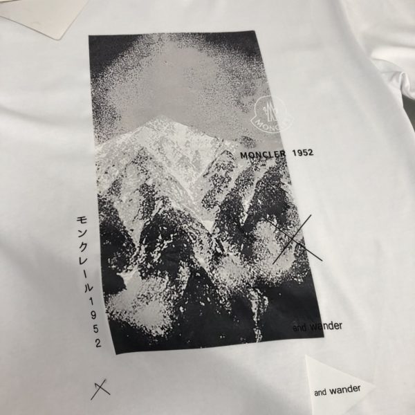 MONCLER [Mongolian mouth] 23 spring and summer latest short-sleeved round neck T-shirt - Image 6