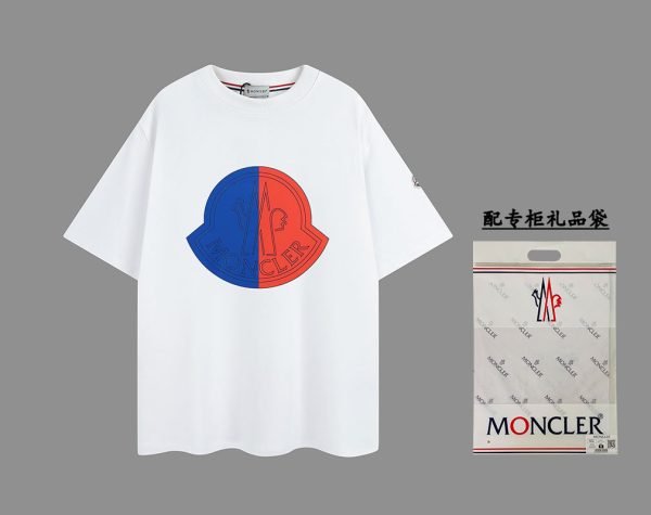MONCLER~Mongolia new season digital printing short-sleeved T-shirt