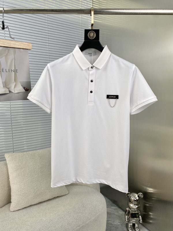LOEWE 2023 Spring/Summer New Men's Lapel Polo Shirt Series Casual Custom Weaving