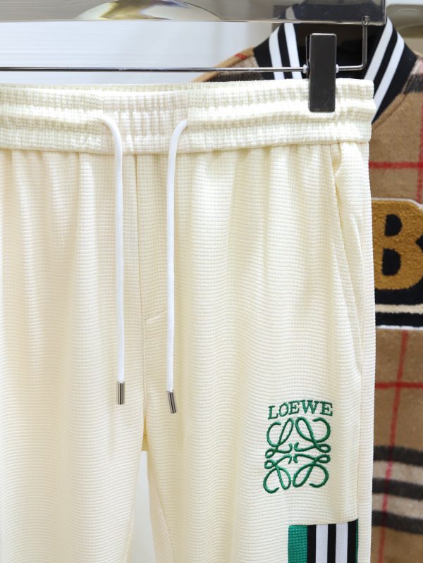 ? Brand [LOEWE] 23ss spring and summer new men's fashion casual pants, high-quality customized original fabric - Image 4