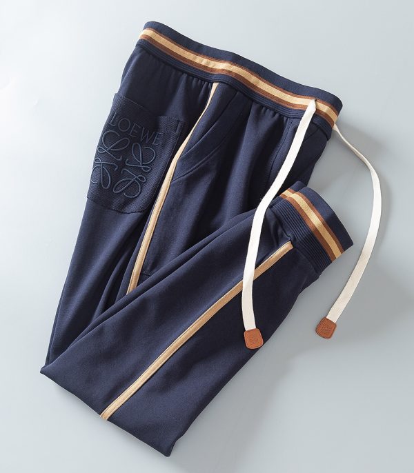 LOEWE2023 new leisure suit! Celebrities love casual suits with fashion taste, simple and elegant, embroidered ribbon design - Image 11
