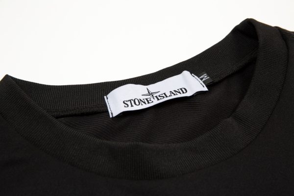 STONE ISLAND Stone Island official website synchronous round neck long-sleeved armband sweater - Image 12