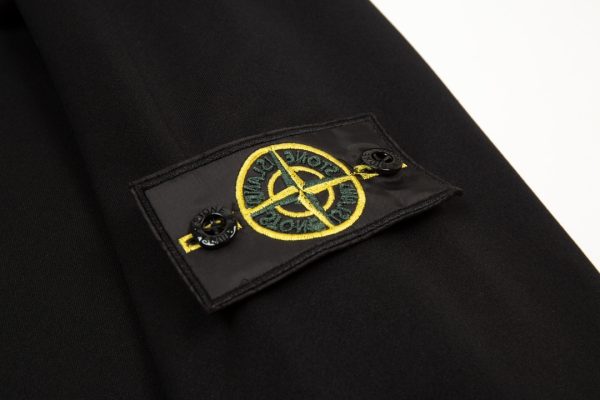 STONE ISLAND Stone Island official website synchronous round neck long-sleeved armband sweater - Image 14