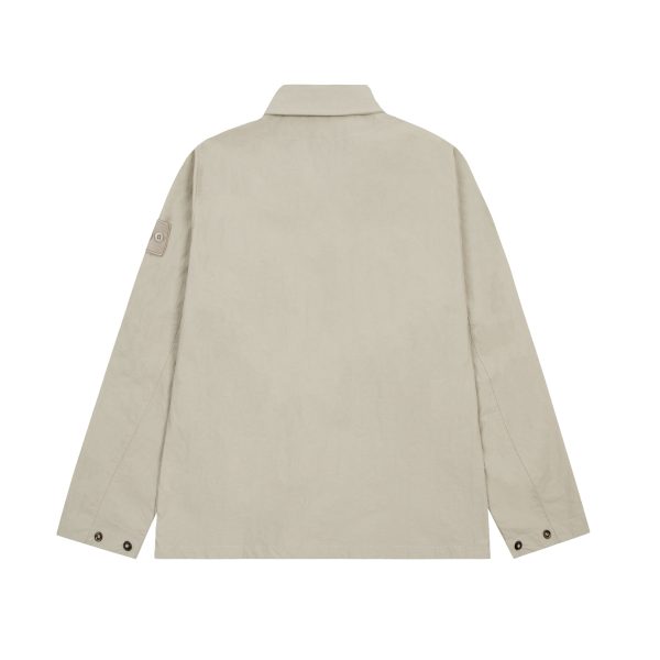 STONE ISLANDS Stone Island ISLANDS Side Badge Ghost Shirt Zipper Jacket Jacket Multi-Pocket Jacket - Image 13