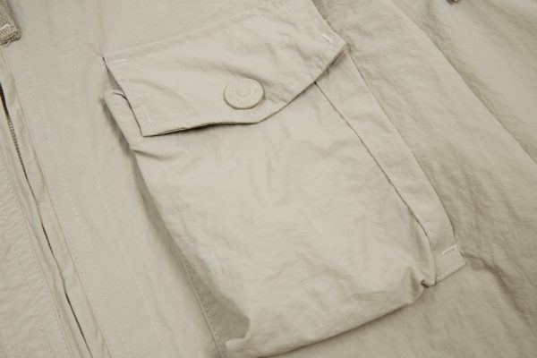 STONE ISLANDS Stone Island ISLANDS Side Badge Ghost Shirt Zipper Jacket Jacket Multi-Pocket Jacket - Image 10
